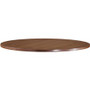 Lorell Essentials Conference Tabletop - x 1" Thickness x 48" Diameter Table Top, 1" Height x 47.3" Width x 47.3" Depth - Band Edge - Finish: Walnut Laminate - For Meeting, Office
