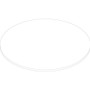 Lorell Essentials Conference Tabletop - x 1" Thickness x 48" Diameter Table Top, 1" Height x 47.3" Width x 47.3" Depth - Band Edge - Finish: Walnut Laminate - For Meeting, Office