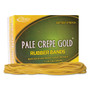 Alliance Pale Crepe Gold Rubber Bands, Size 117B, 0.06" Gauge, Golden Crepe, 1 lb Box, 300/Box