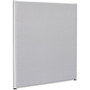 Lorell Panel System Partition Fabric Panel - 30" Width x 48" Height - Fabric, Steel - Gray