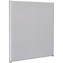 Lorell Panel System Partition Fabric Panel - 60.4" Width x 71" Height - Steel Frame - Gray