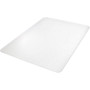 Lorell Big & Tall Chairmat - Hard Floor, Vinyl Floor, Tile Floor, Wood Floor - 60" Length x 46" Width x 0.133" Thickness - Rectangular - Polycarbonate - Clear