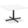 Lorell Hospitality White Laminate Square Tabletop (LLR99858) View Product Image