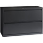 Lorell Fortress Series Lateral File - 42" Width x 18.6" Depth x 28.1" Height - 2 x Drawer(s) - Legal, Letter, A4 - Lateral - Rust Proof, Leveling Glide, Interlocking, Ball-bearing Suspension