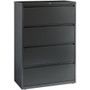 Lorell Fortress Series Lateral File - 36" Width x 18.6" Depth x 52.5" Height - 4 x Drawer(s) - Legal, Letter, A4 - Lateral - Rust Proof, Leveling Glide, Interlocking