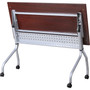 Lorell Mahogany Flip Top Training Table (LLR60717) View Product Image