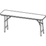 Lorell Mahogany Folding Banquet Table (LLR60727) View Product Image