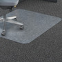 Lorell Big & Tall Chairmat - Carpeted Floor - 45" Width x 53" Depth - Rectangular - Polycarbonate - Clear