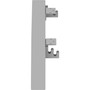 Lorell Relevance Series Short Side Leg Frame - 5.5" Height x 29.1" Width - Finish: Silver - LLR16207