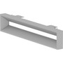 Lorell Relevance Series Short Side Leg Frame - 5.5" Height x 29.1" Width - Finish: Silver - LLR16207