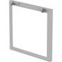 Lorell Relevance Series Desk-height Side Leg Frame - 29.1" Height x 28.5" Width - Finish: Silver