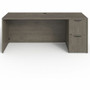 Lorell Prominence 2.0 Right-Pedestal Credenza - 29" Height x 72" Width x 24" Depth, x 1" Thickness Top - 2 x File Drawer(s) - Single Pedestal on Right Side - Band Edge - Material: Particleboard - (LLRPC2472RGE)