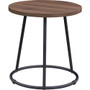 Lorell Accession End Table - Round Top - Powder Coated Four Leg Base - 4 Legs - 200 lb Capacity - 1" Table Top Thickness x 19" Table Top Diameter - (LLR16261)