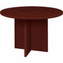 Lorell Prominence 2.0 Round Laminate Conference Table - 29" Height x 42" Diameter, x 1" Thickness Top - Material: Thermofused Melamine (TFM), Particleboard - Impact Resistant - (LLRPT42RMY)