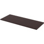 Lorell Training Tabletop - Espresso Rectangle, Laminated Top - 60" Table Top Length x 24" Table Top Width x 1" Table Top Thickness - Assembly Required