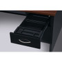 Lorell Fortress Modular Series Right-Pedestal Desk - 72" Width x 36" Depth, x 1.1" Thickness Top - Total Drawer(s): 2 - Single Pedestal on Right Side - Material: Steel - LLR79143