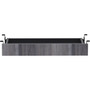 Lorell Universal Center Drawer - 5.1" Height x 16.7" Width x 28.4" Length - Finish: Weathered Charcoal