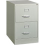 Lorell Fortress Series 26-1/2" Commercial-Grade Vertical File Cabinet - 18" Width x 26.5" Depth x 28.4" Height - 2 x Drawer(s) for File - Legal - Vertical - Lockable, Ball-bearing Suspension, Heavy Duty - (LLR60662)
