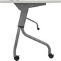Lorell White Laminate Flip Top Training Table (LLR60745)