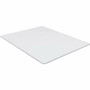 Lorell Tempered Glass Chairmat - Carpet, Hardwood Floor, Marble, Hard Floor - 60" Length x 48" Width x 0.250" Thickness - Rectangular - Tempered Glass - Clear