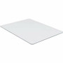 Lorell Tempered Glass Chairmat - Floor, Pile Carpet, Hardwood Floor, Marble - 36" Length x 46" Width x 0.250" Thickness - Rectangular - Tempered Glass - Clear