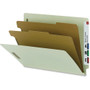 Nature Saver Letter Recycled Classification Folder - 8 1/2" x 11" - 2 Fastener(s) - 2" for Folder - 2 Divider(s) - 25 pt.