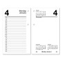 AT-A-GLANCE Desk Calendar Refill with Tabs, 3.5 x 6, White Sheets, 12-Month (Jan to Dec): 2026