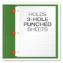 Oxford Twin-Pocket Folders with 3 Fasteners, 0.5" Capacity, 11 x 8.5, Green, 25/Box (OXF57703) View Product Image