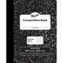 Pacon Composition Book - 100 Sheets - 200 Pages - Quad Ruled Front Ruling - 0.20" Ruled - 9.75" Height x 7.5" Width x 0.1" Length