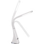 OttLite Wellness Series Recharge LED Desk Lamp, 10.75" to 18.75" High, White