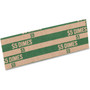 PAP-R Flat Coin Wrappers - Total $5.0 in 50 Coins of 10 Denomination - Heavy Duty - Paper - Green