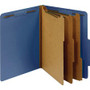 Pendaflex 2/5 Tab Cut Letter Recycled Classification Folder - 8 1/2" x 11" - 3 1/2" Expansion - 5 Fastener(s) - 2" for Folder, 1" for Divider - Top Tab Location