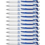 EnerGel EnerGel Pearl Liquid Gel Pens - 0.5 mm Fine Needle Pen Point - Refillable - Retractable - Blue Ink - Gel-based