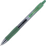 Pilot G2 Retractable Gel Ink Rollerball Pens - 0.7 mm Fine Pen Point - Refillable - Retractable - Green Ink - Gel-based