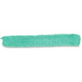 Rubbermaid Commercial Wand Duster Replacement - Green - MicroFiber - 0.8" Height x 3.2" Width x 22.7" Length - (RCPQ85100GNCT)