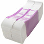 Sparco White Kraft ABA Bill Straps - 1000 Wrap(s) - Total $2,000 in $20 Denomination - Kraft - Violet