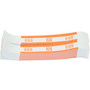 Sparco White Kraft ABA Bill Straps - 1000 Wrap(s) - Total $50 in $1 Denomination - Kraft - Orange