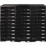 Storex Stackable Literature Sorter - 15000 x Sheet - 30 Compartment(s) - Compartment Size : 9.50" x 12" - 25.50" Height x 14.13" Width31.38" Length - Black