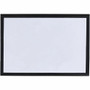 Tatco Label Inserts Magnetic Label Holders - Support 4" x 6" Media - 4.4" Height x 6.4" Width - Vinyl - Black