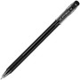 uniball Jetstream 101 Hybrid Gel Pen, Stick, Bold 1 mm, Black Ink, Black Barrel, Dozen