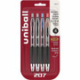 uniball™ 207 Gel Pen - 0.7 mm Medium Pen Point - Refillable - Retractable - Assorted Ink - Gel-based