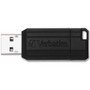 Verbatim PinStripe USB Flash Drives - 8 GB - USB 2.0 - Black