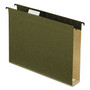 Pendaflex Extra-Capacity SureHook Hanging Folders, 2" Capacity, Letter Size, 1/5-Cut Tabs, Standard Green, 20/Box (PFX6152X2) View Product Image