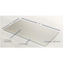 Lorell Desk Pad, 1-1/4" Bevel Edge, 36"Wx20"H, Clear (LLR39659) View Product Image