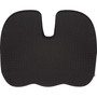 Lorell Cushion,f/Seat,Butterfly,17-1/2"x15-1/2"x2-19/20",Black (LLR18307) View Product Image
