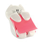 Post-it Pop-up Notes Super Sticky Cat Notes Dispenser, For 3 x 3 Pads, White, Includes (2) Rio de Janeiro Super Sticky Pop-up Pad Product Image 