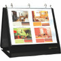 Lion Insta-Cover Round Ring Easel Binder - 1 1/2" Binder Capacity - Letter - 8 1/2" x 11" Sheet Size - 3 Ring(s) - Fastener(s): Round Ring