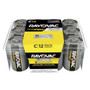Rayovac Ultra Pro Alkaline C Battery 12-Packs - For Multipurpose - C - 1.5 V DC - 12/Pack
