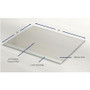 Lorell Desk Pad - Rectangular - 24" Width - Rubber