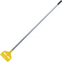 Rubbermaid Commercial Invader Wet Mop Fiberglass Handle - 60" Length - Gray - Fiberglass - (RCPH14600GYCT)